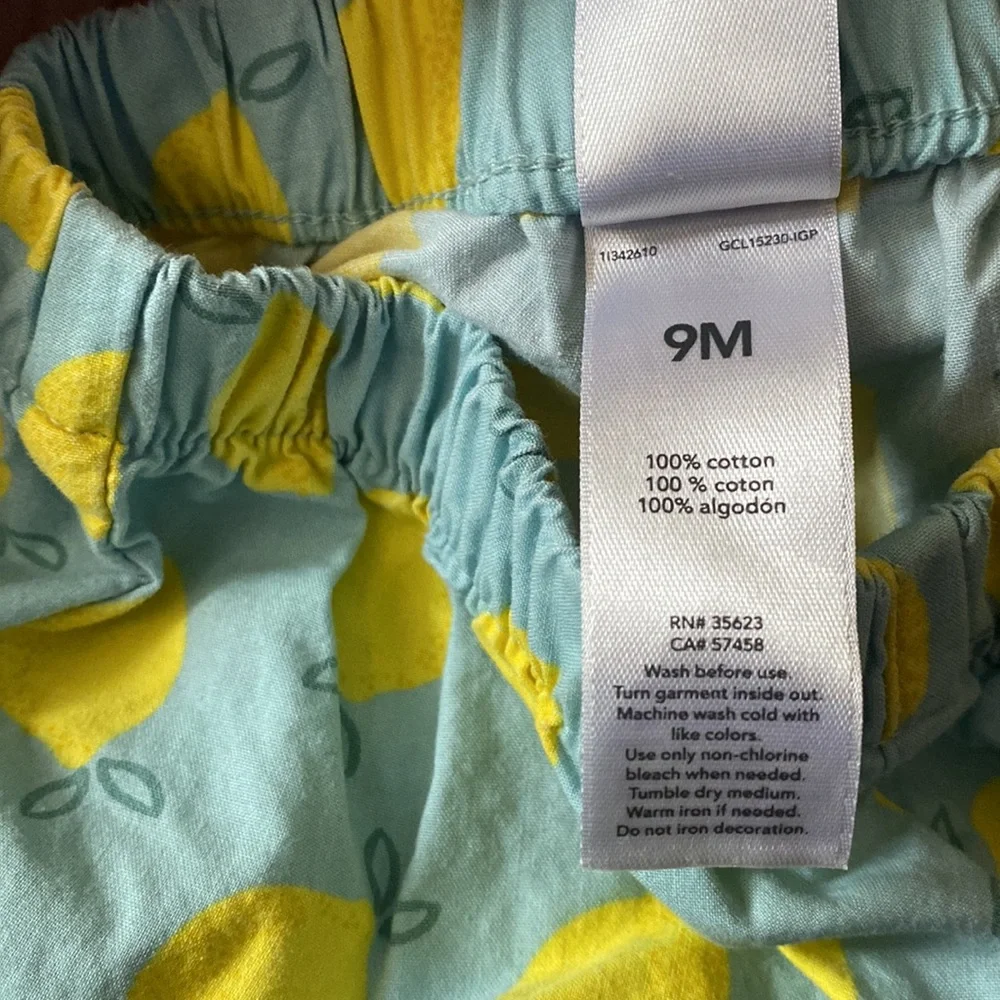 ‼️5/$15‼️ Carter’s Summer Lemon Outfit 9 Months - Picture 10 of 10